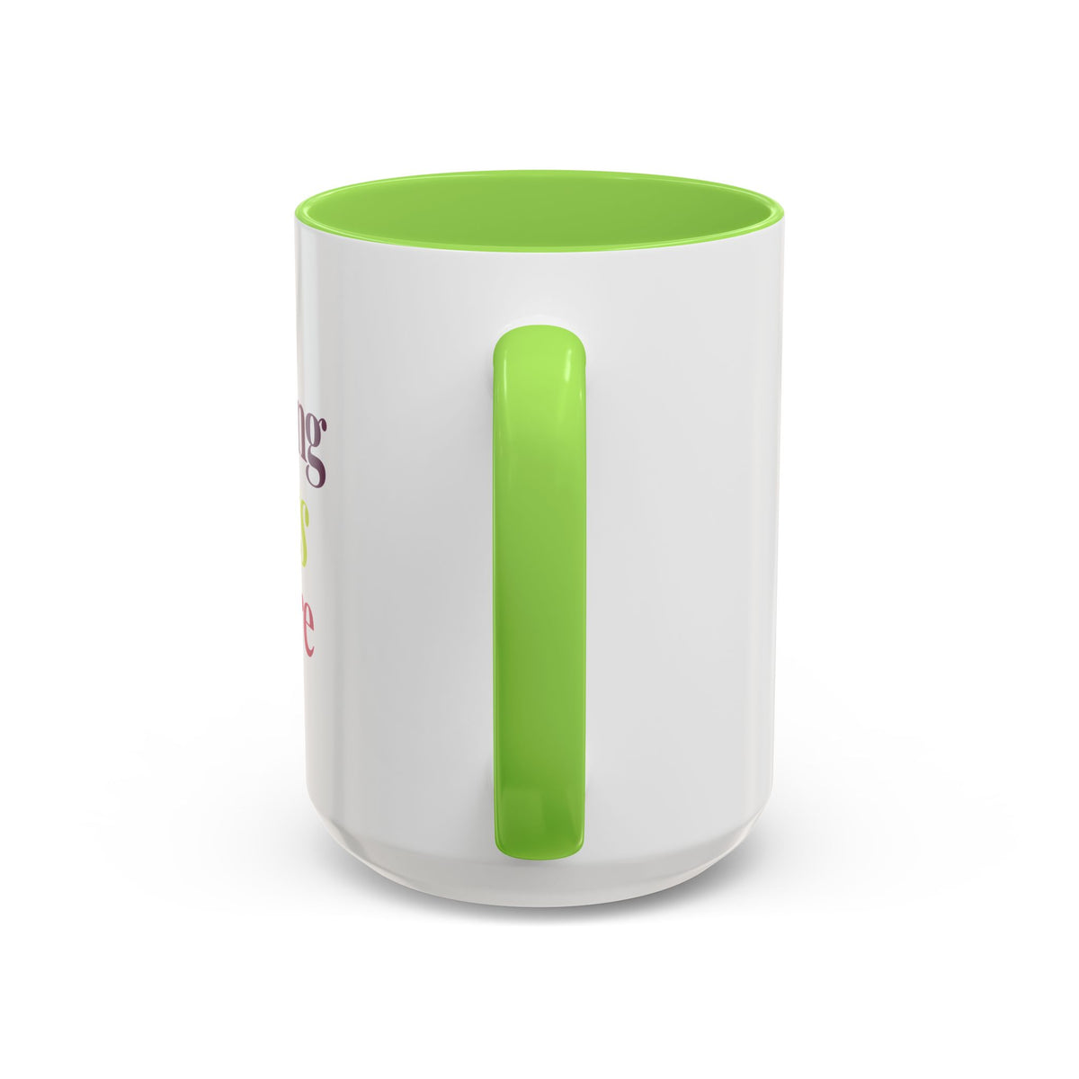Interesting Things Live Here Mug — Green