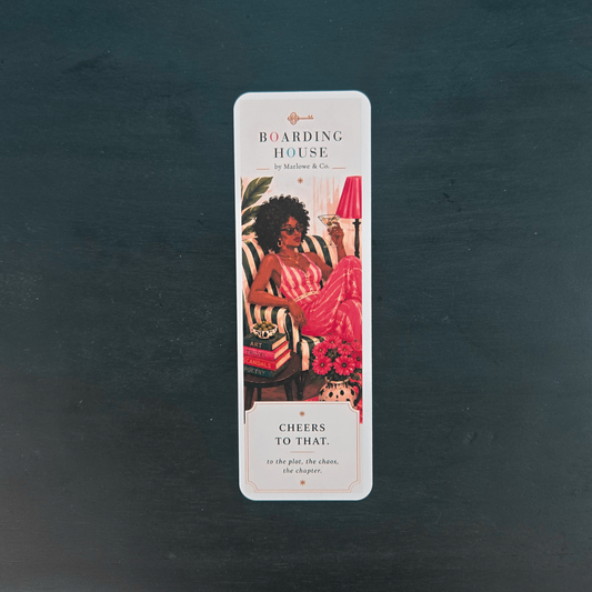 Cheers to That Bookmark — Stripes