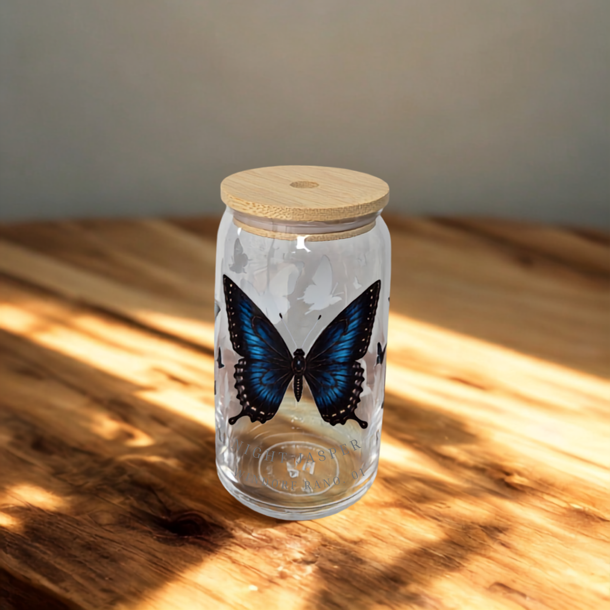 Butterfly Specimen Glass Tumbler